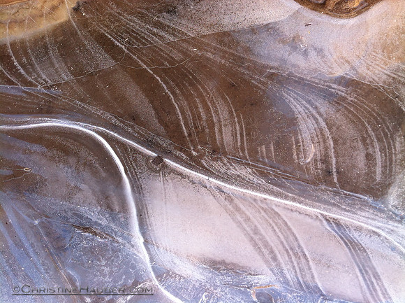 Ice formations in Zion National Park