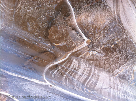 Ice formations in Zion National Park