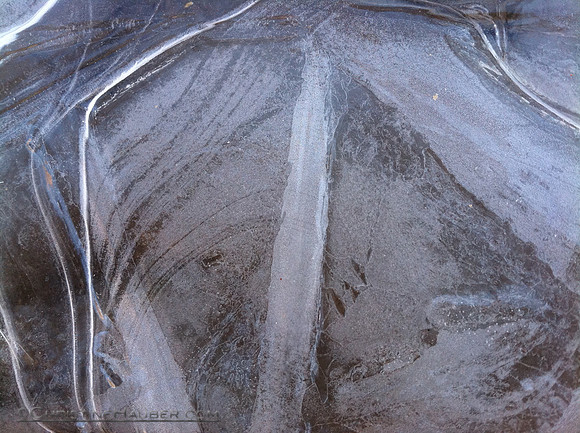 Ice formations in Zion National Park